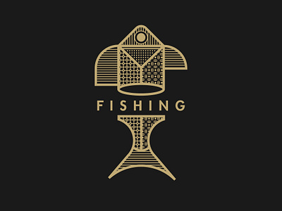 Fishing v2 animal art badge branding concept design fish fish logo flat geometic illustrator logo minimal ocean sea typography vector