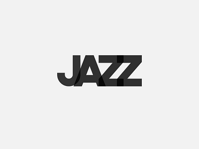 Jazz badge branding concept design flat geometic icon illustrator jazz logo minimal music typography vector