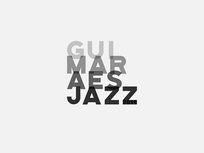 Guimarães Jazz art badge branding concept design flat geometic guimarães icon illustrator jazz logo minimal music portugal typography vector