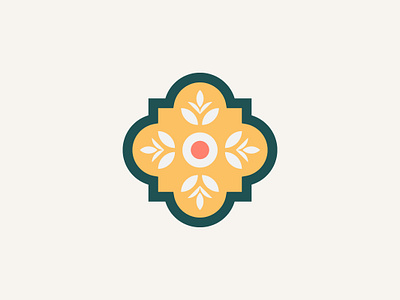 La Casa De Los Aromas art badge branding concept design flat flower geometic icon illustration illustrator logo minimal nature petals vector