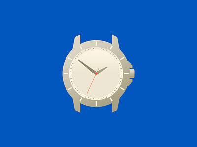 Watch 3 art badge concept design flat flat design geometic icon illustrator minimal minimalist vector watch
