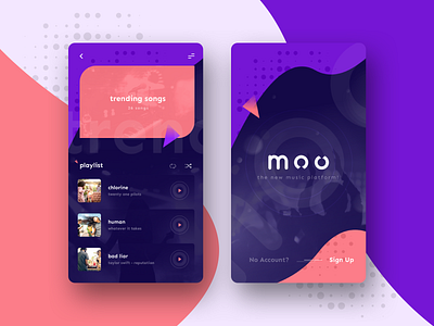 Moo Music Mobile App app music music art music player musician