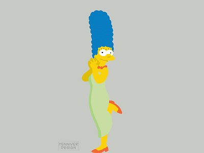 Simpson, Marge blue design graphic design graphicdesign green illustration inkscape lowpoly lowpolygon marge marge simpson polygon simpsons simspsons the simpsons vector woman