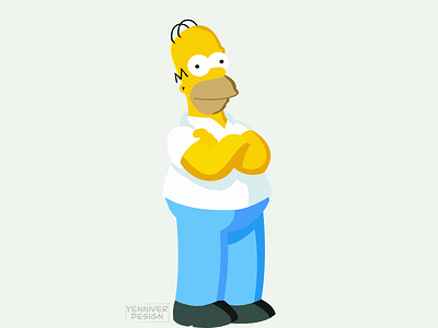 Simpson, Homer design graphic design graphicdesign homer homer simpson illustration inkscape lowpoly lowpolygon polygon simpsons the simpsons vector