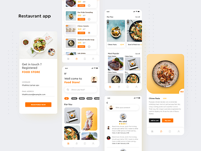 Restaurant App by Samsul karim for Flicker on Dribbble