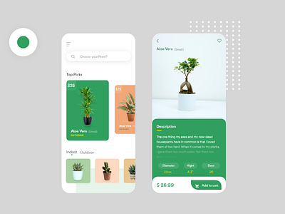 Plant Shop app app app design app ui kit application design ios ios app design minimal plant plant app plant shop ui ui design ux design