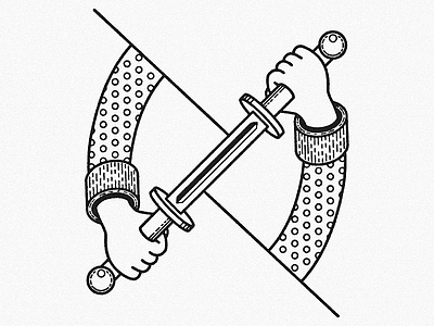 Soft power brics hand illustration soft power sword