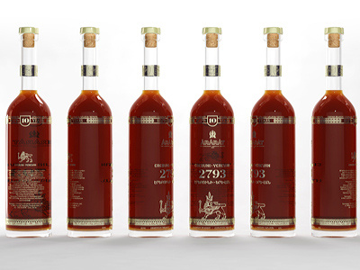 Erebuni ararat brandy product design