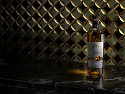 ARARAT Single Cask 3d ararat bottle bottle design brandy concept glass liquor mood shot packshot spirits
