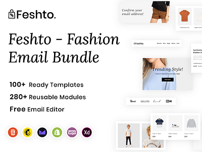 Feshto - Fashion Email Bundle