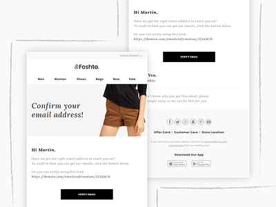 Feshto - Fashion Email Bundle branding design editor email email design email template fashion template typography ui ux website xd
