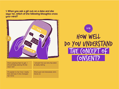 Interactive Quiz Concept | The Quint color design flat illustration interaction design interactive ui ux vector