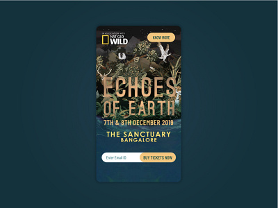 Echoes Of Earth Music Festival Mobile Design