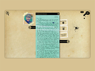 Last Letters From Kargil | The Quint color design flat ui ux web web design website website design