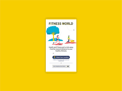 Fitness Mobile Web color design flat illustration responsive ui ux vector web website