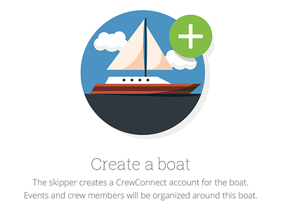 Create a Boat Icon add item boat icon illustration