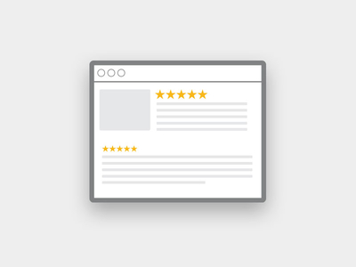 Review Display Icon form icon large icon product detail page reviews