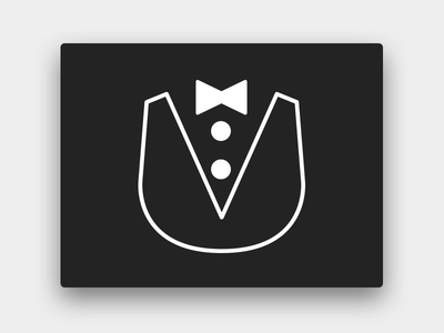 Fancy Tuxedo beer logo koozie logo one color print screen print