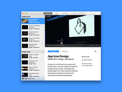 Apple Developer App for macOS apple design apple developer apple devices ios uidesign wwdc
