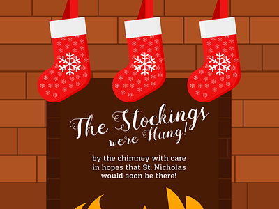 The Stockings were Hung! christmas christmas eve christmas greetings