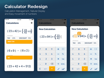 Daily UI : Calculator Redesign calculator daily ui ui design