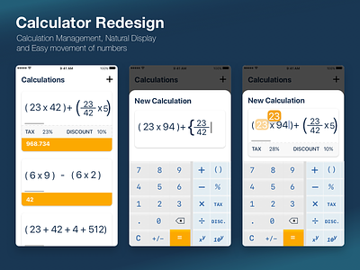 Daily UI : Calculator Redesign