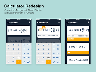 Calculator Redesign Take 2 calculator design daily ui