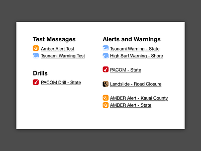Redesigning the Hawaii Missile Alert Screen hawaii missile alert ui ui design