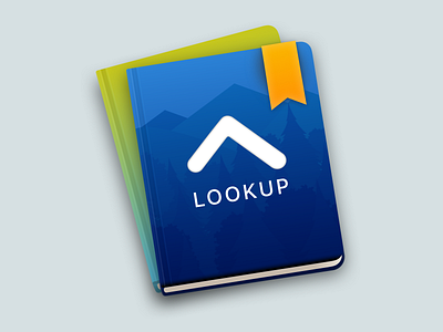 Icon for LookUp on macOS catalyst icon icon design look lookbook lookup