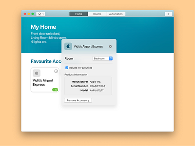 macOS Home App Redesign Concept (I) redesign concept ui design