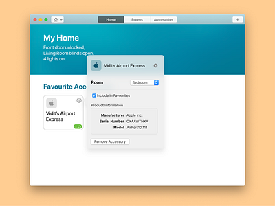 macOS Home App Redesign Concept (I)