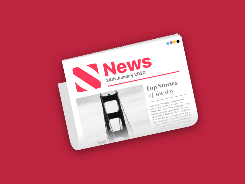 Apple News Icon Redesign redesign concept icon icon design