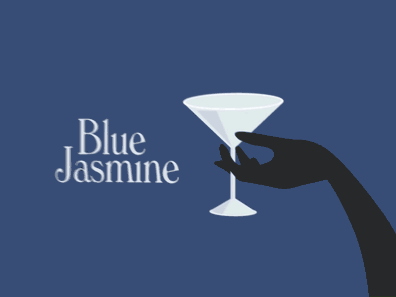 Blue Jasmine animation blue jasmine cocktail film gif motion oscars