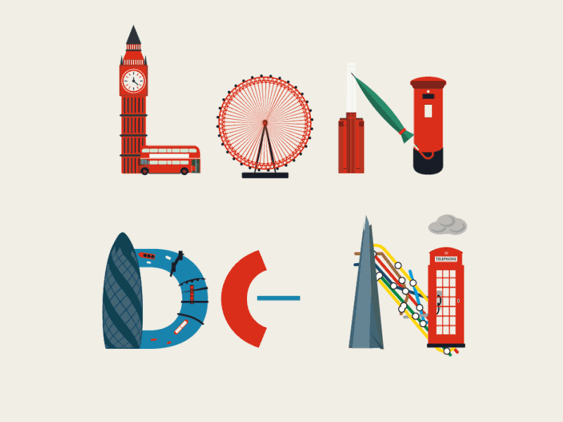 London Animated Type