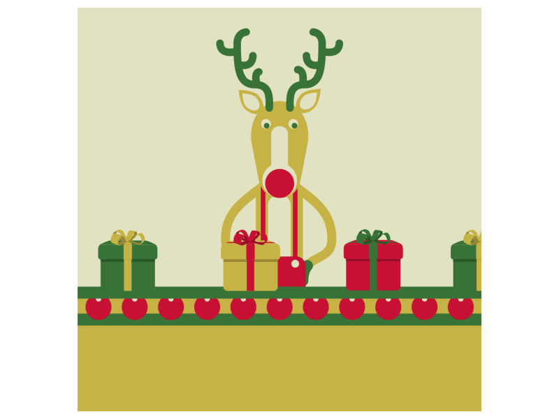 9 Squares 22 - festive round 9squares animation christmas gif reindeer xmas