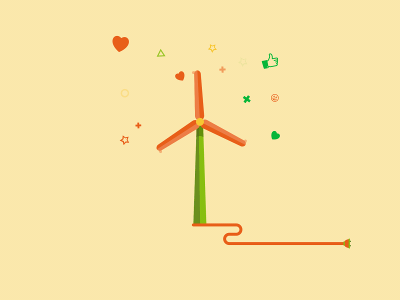Greenpeace #clickclean GIF1 energy greenpeace renewable turbine wind
