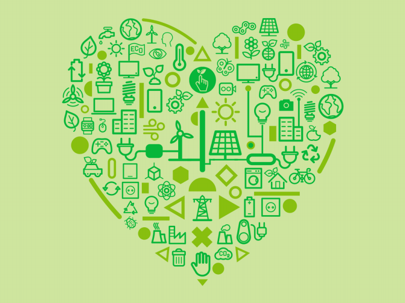 Greenpeace #clickclean GIF2 energy green greenpeace heart icons renewable