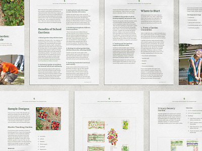 Eartheasy Gardening Guides branding design layout layout design typography