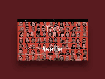 Selfie art direction design graphic design journalism story telling visual journalism web design