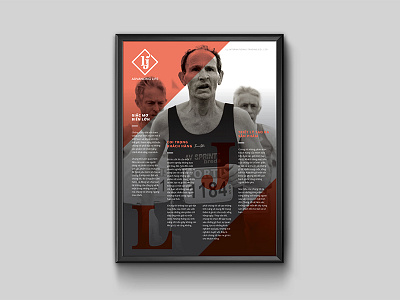 LJ Poster branding design editorial graphic health j l lj poster print red vietnam