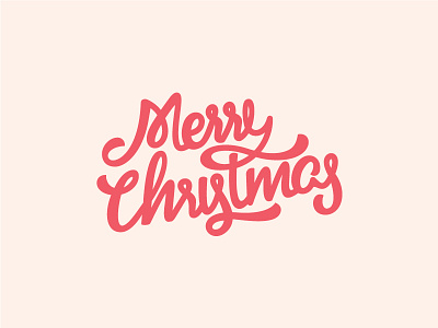 Merry Christmas design graphic handdraw holyday merry noel red scrift shristmas typography vietnam winter