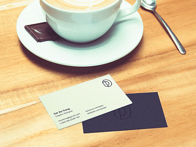 Dodat's Namecard brand creative d design dodat graphic identity lineart logo minimalist namecard vietnam
