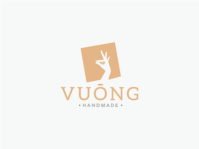 Vuong Store branding clipart design finger handmade logo peacock shop square store vietnam vuong