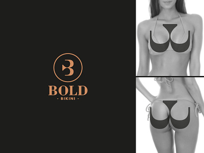 Bold b bikini fashion fold gold sexy type woman