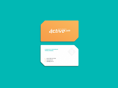 Activevn Business Card active datdotr human jump logo nutrition sport sports vietnam