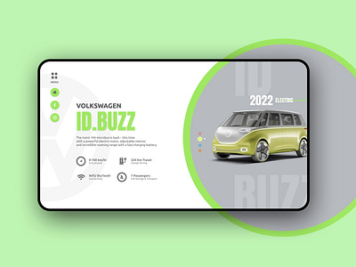 Electric Concept Car Landing Page UX/UI