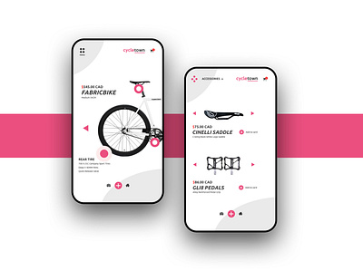 Bike Mobile App Ecommerce UX Design app app design app designer bike branding bycicle design flat ios mobile mobile design mobile ui mobile ux ui design ui elements ux design webdesign website