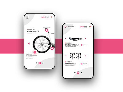 Bike Mobile App Ecommerce UX Design