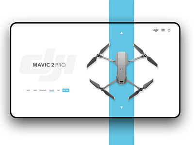 DJI Drone Desktop Landing Page design desktop dji drone flat landing page landing page concept landing page design mobile ui ui ui ux design ui elements ux webdesign website website design websites