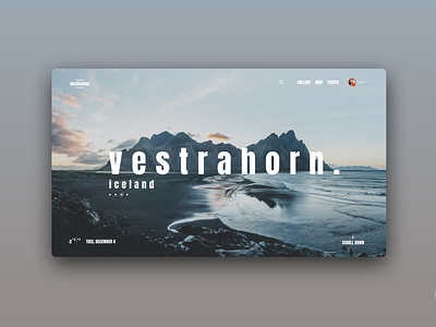 Travel Web App Landing Page